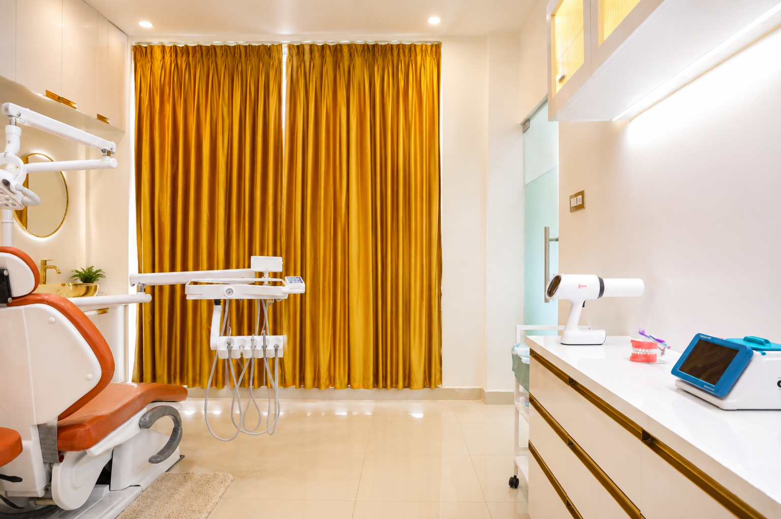 Modern dental clinic interior in Cuddalore